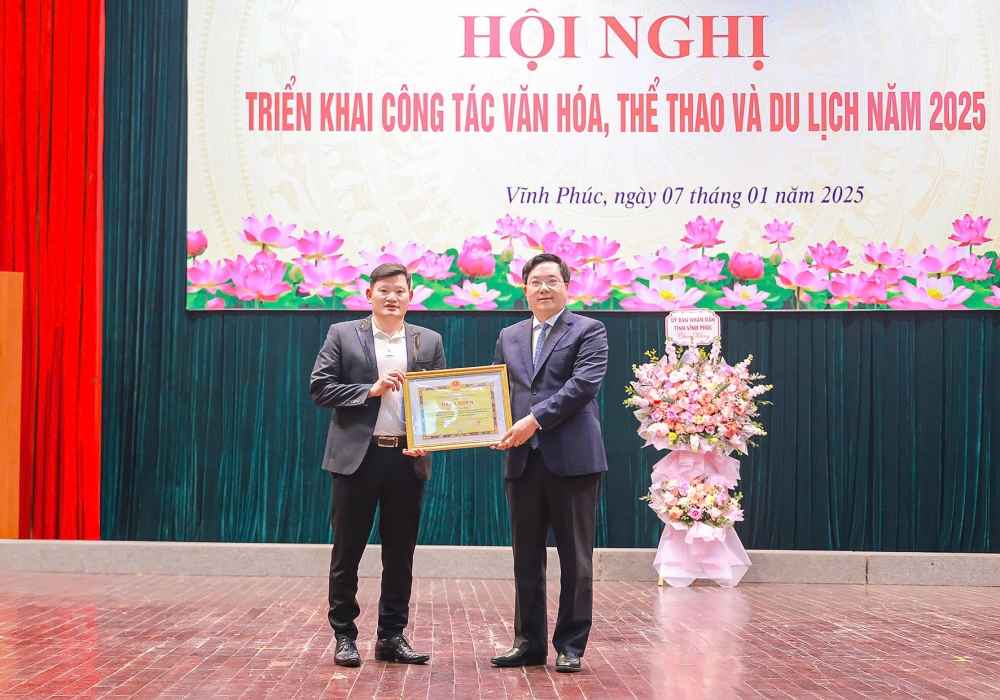 Vĩnh Phúc sẽ đầu tư, bảo tồn, phát huy phát triển các lĩnh vực văn hóa, thể thao và du lịch