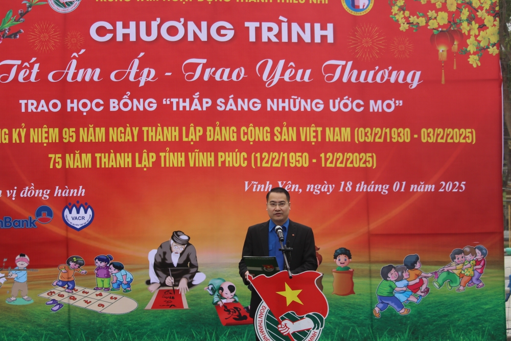 Anh Phạm Thanh Tùng, Giám đốc Trung tâm Hoạt động Thanh thiếu nhi tỉnh Vĩnh Phúc