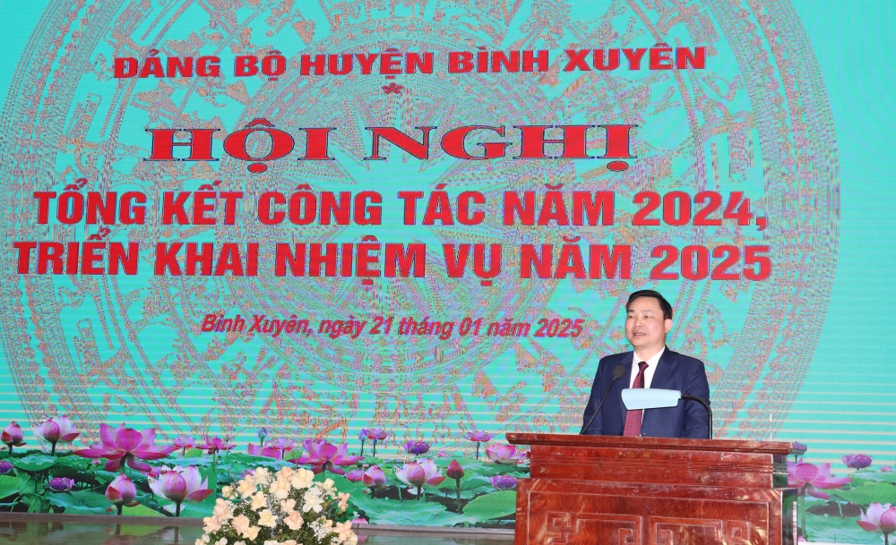 Huyện Bình Xuyên: Triển khai nhiệm vụ năm 2025