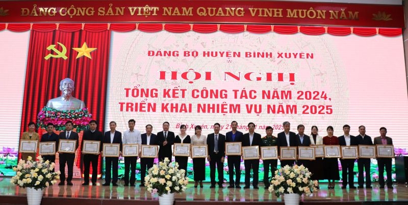 Hoàn thiện hạ tầng, đưa huyện Bình Xuyên sớm trở thành thị xã năm 2025