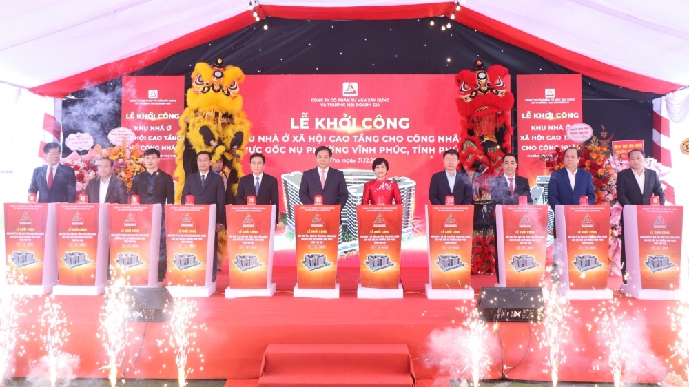 Phú Thọ: Khởi công dự án khu nhà ở xã hội hơn 866 tỷ đồng cho công nhân