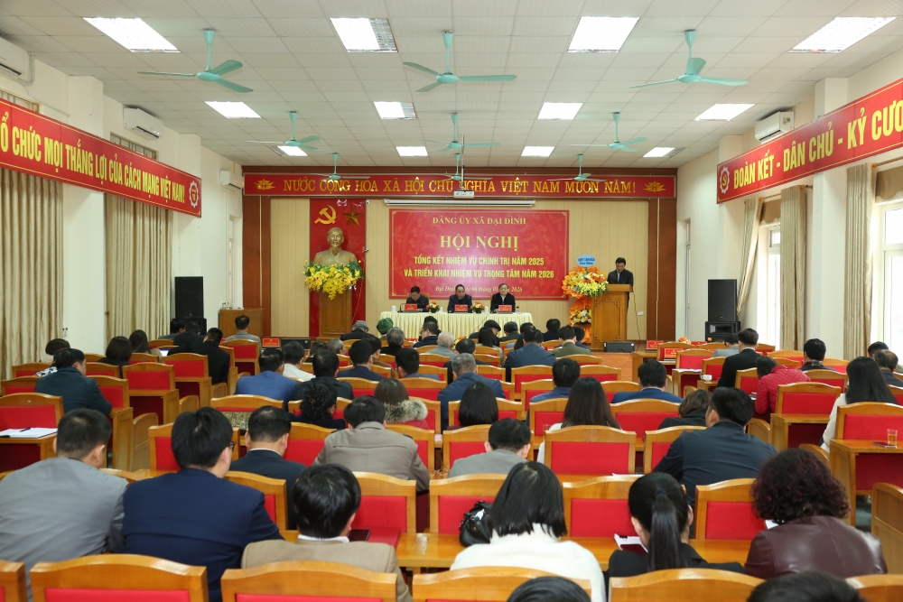 Xã Đại Đình: Xây dựng đội ngũ cán bộ, đảng viên gương mẫu, trách nhiệm, kỷ cương