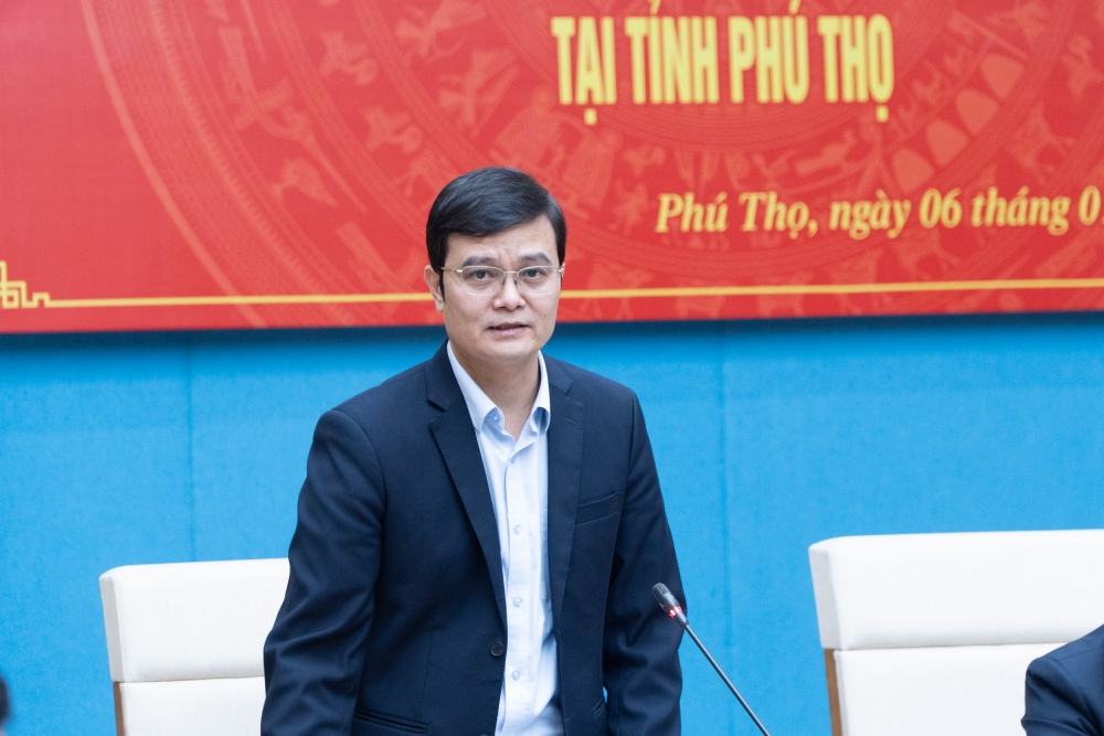 Bí thư thứ nhất Trung ương Đoàn Thanh niên Cộng sản Hồ Chí Minh, Ủy viên hội đồng bầu cử quốc gia Bùi Quang Huy phát biểu