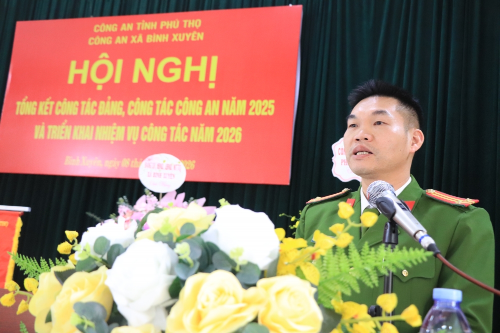 Đồng chí Nguyễn Văn Dũng, Phó Trưởng Công an xã Bình Xuyên 