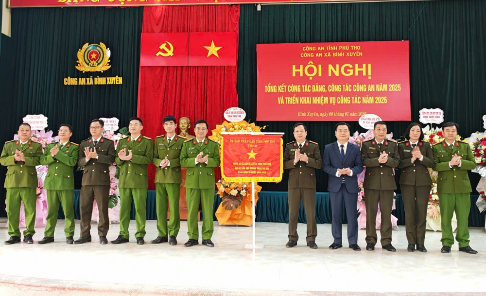 Công an xã Bình Xuyên dẫn đầu phong trào thi đua vì an ninh tổ quốc