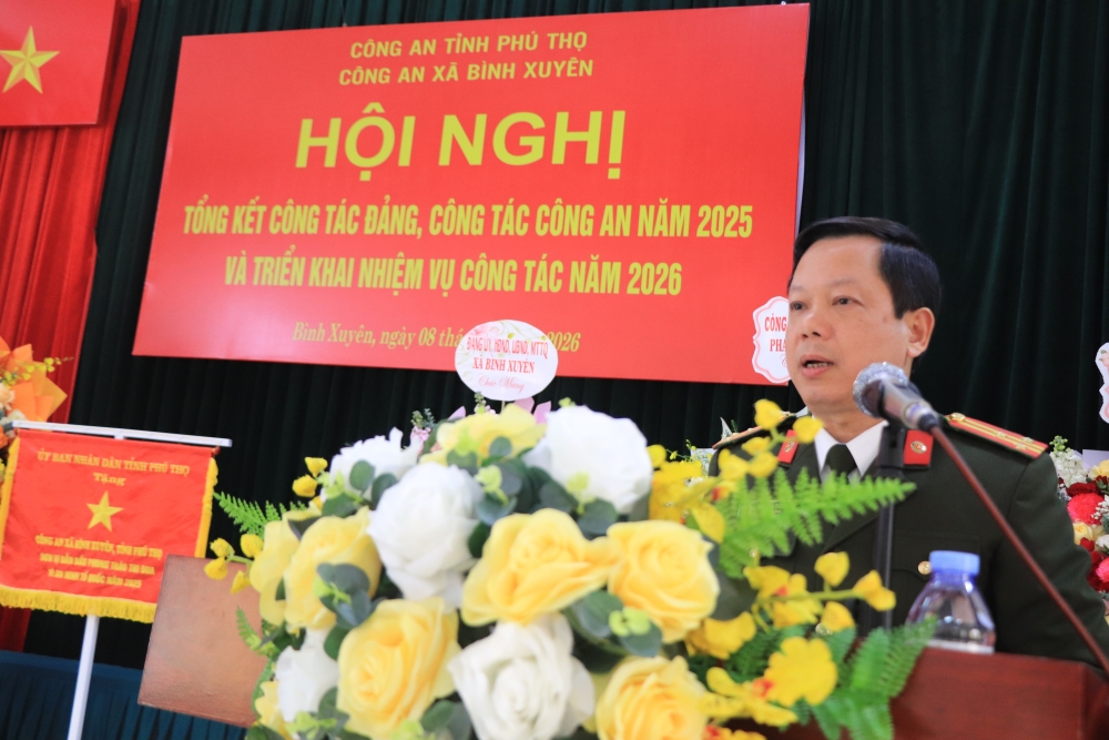 Phú Thọ: Công an xã Bình Xuyên dẫn đầu phong trào thi đua vì an ninh tổ quốc