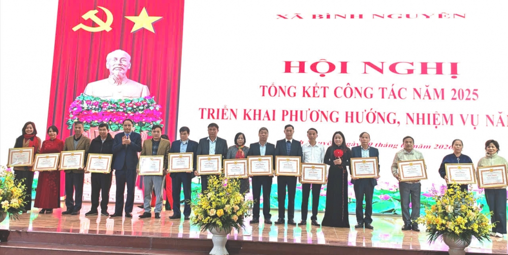 Đảng bộ xã Bình Nguyên phấn đấu xây dựng chính quyền phục vụ Nhân dân ngày càng tốt hơn