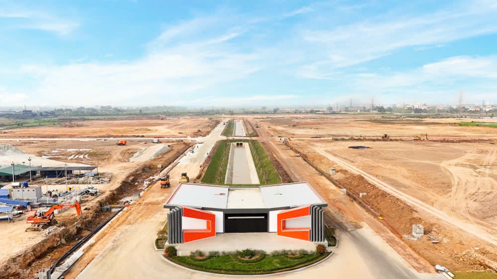 KCN Nam Bình Xuyên đang được đẩy nhanh tiến độ triển khai.