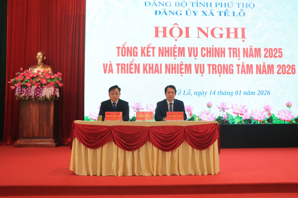 Phú Thọ: Đảng ủy Xã Tề Lỗ tập trung thực hiện 19 chỉ tiêu trong năm 2026