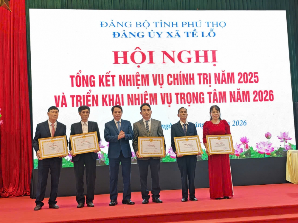 Phú Thọ: Đảng ủy Xã Tề Lỗ tập trung thực hiện 19 chỉ tiêu trong năm 2026