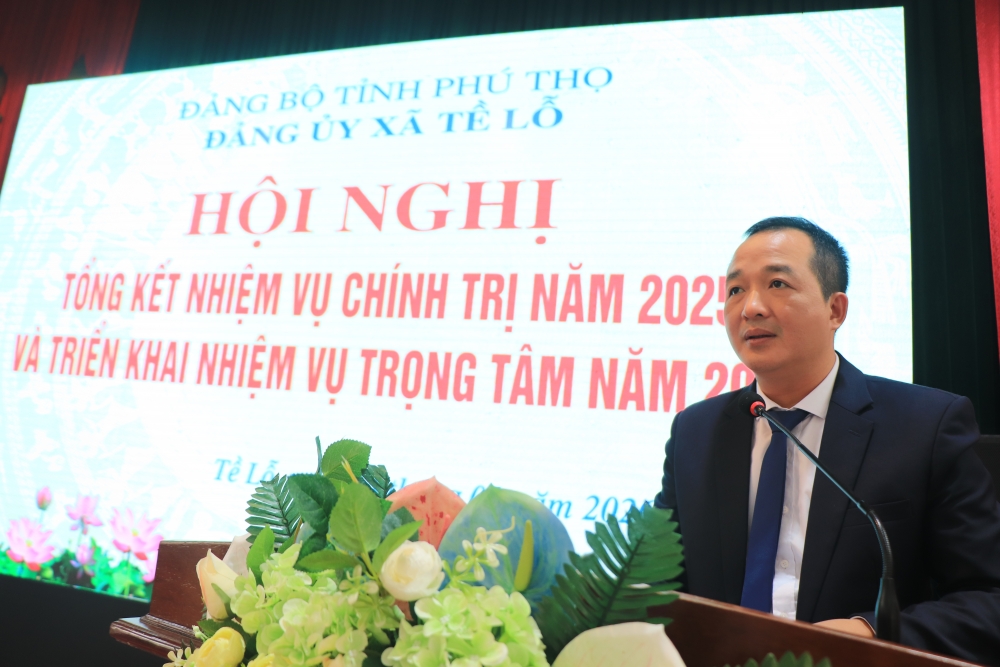 Phú Thọ: Đảng ủy Xã Tề Lỗ tập trung thực hiện 19 chỉ tiêu trong năm 2026