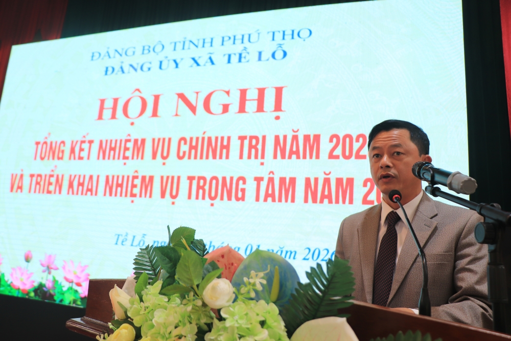 Phú Thọ: Đảng ủy Xã Tề Lỗ tập trung thực hiện 19 chỉ tiêu trong năm 2026