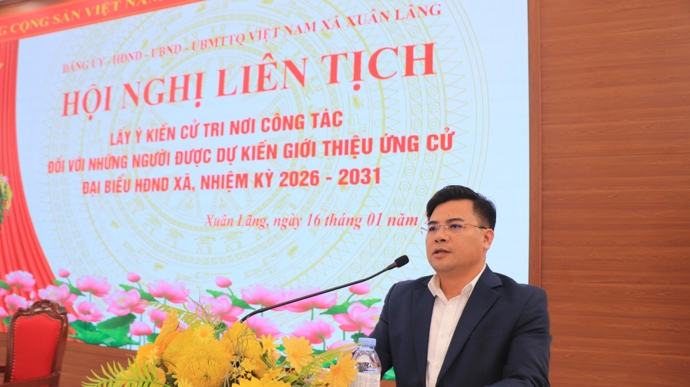 Xã Xuân Lãng: Thống nhất giới thiệu 23 người ứng cử đại biểu HĐND xã