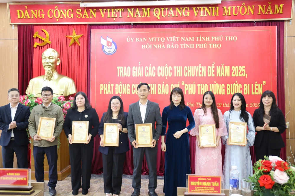 Báo Tuổi trẻ Thủ đô đoạt giải A cuộc thi báo chí “Vĩnh Phúc chung sức xây dựng nông thôn mới”