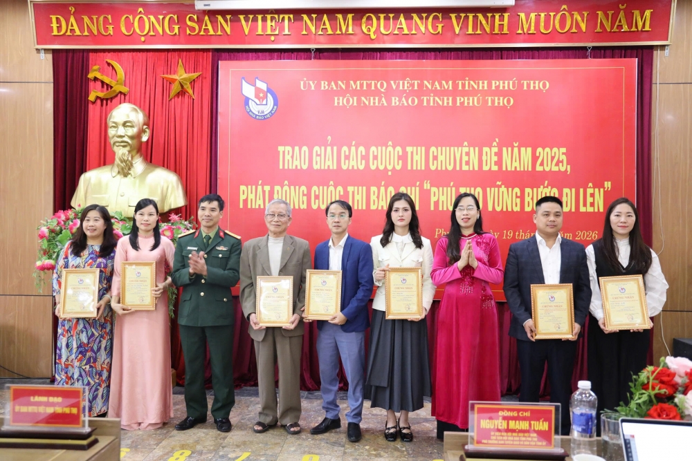 Báo Tuổi trẻ Thủ đô đoạt giải A cuộc thi báo chí “Vĩnh Phúc chung sức xây dựng nông thôn mới”