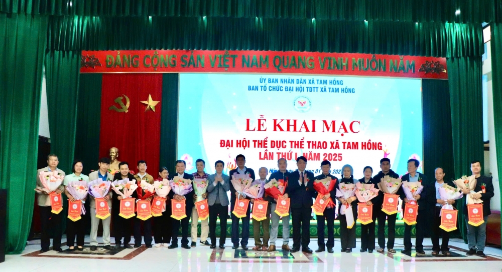 Xã Tam Hồng: Đẩy mạnh phát triển phong trào thể dục thể thao quần chúng