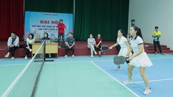 Xã Tam Hồng: Đẩy mạnh phong trào thể dục thể thao quần chúng