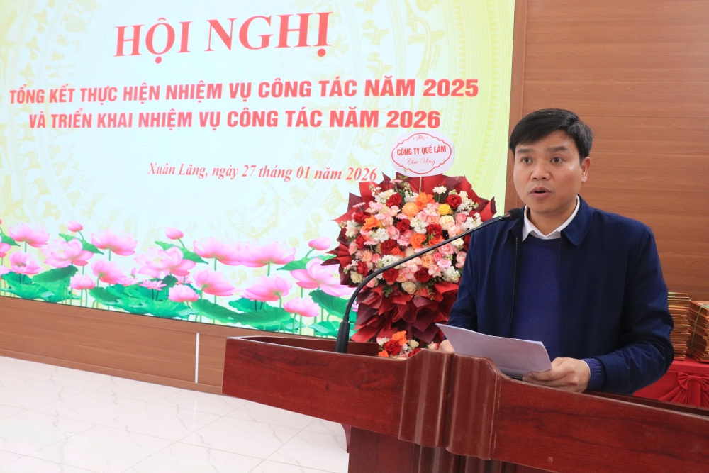 UBND xã Xuân Lãng hoàn thành toàn diện nhiệm vụ năm 2025, tạo nền tảng vững chắc cho năm 2026