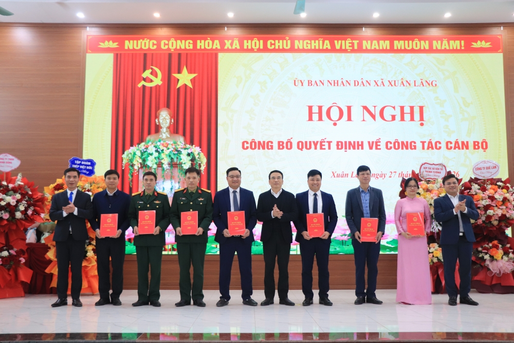 Xã Xuân Lãng: Hoàn thành toàn diện nhiệm vụ năm 2025, tạo nền tảng vững chắc cho năm 2026