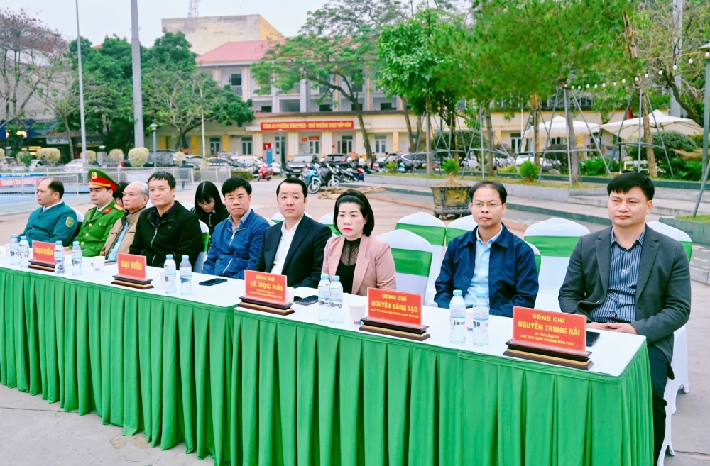 Đại biểu tham dự lễ phát động