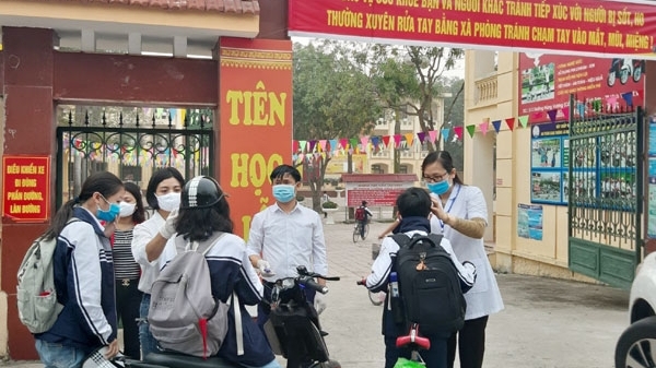Vĩnh Yên (Vĩnh Phúc): Đảm bảo các điều kiện phòng chống dịch COVID- 19 khi học sinh quay lại trường học