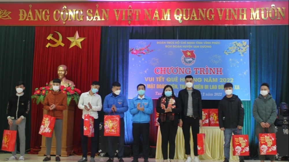 Tỉnh đoàn Vĩnh Phúc tổ chức chương trình “Vui tết Quê hương” năm 2022
