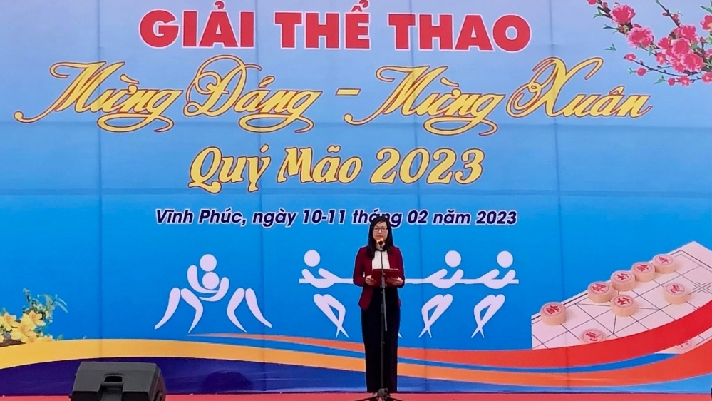 Vĩnh Phúc: Khai mạc Giải thể thao “Mừng Đảng - Mừng Xuân Quý Mão 2023"