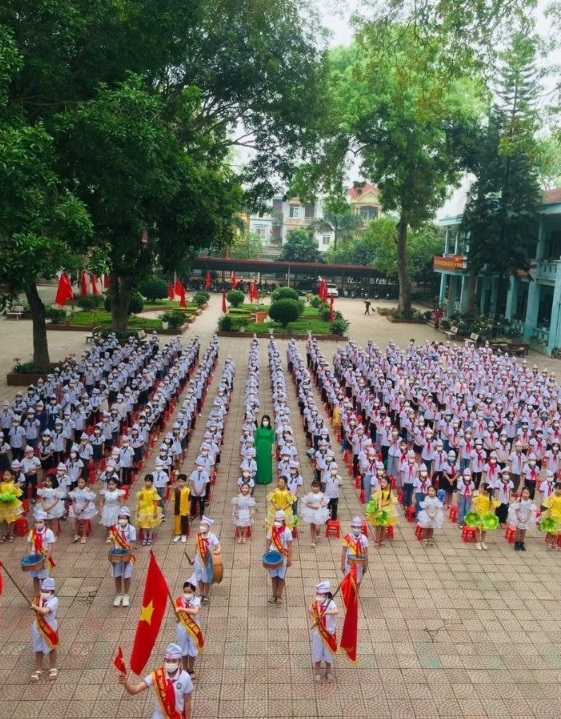 Trường TH Hợp Thịnh (Tam Dương, Vĩnh Phúc): Không ngừng nâng cao chất lượng giáo dục toàn diện