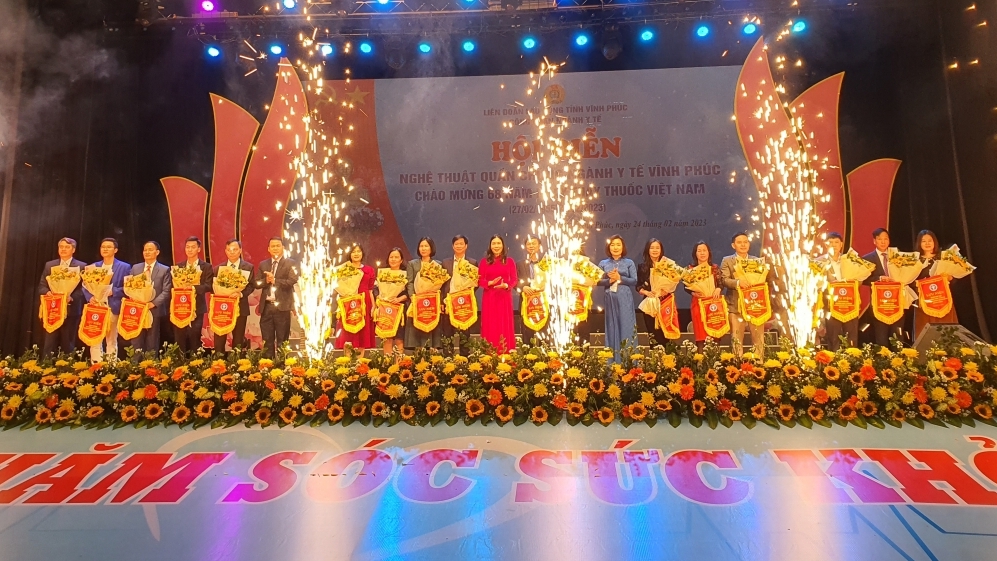 Khai mạc Hội diễn nghệ thuật quần chúng ngành Y tế Vĩnh Phúc năm 2023