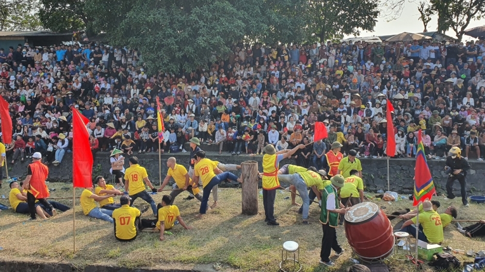 Huyện Bình Xuyên đảm bảo an ninh trật tự tại Lễ hội kéo Song