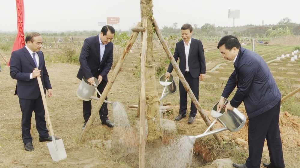 TP. Phúc Yên (Vĩnh Phúc): Lễ phát động Tết trồng cây Xuân Giáp Thìn