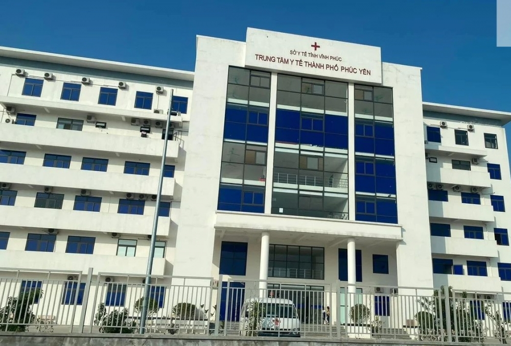 Trung tâm Y tế thành phố Phúc Yên được đầu tư khang trang hiện đại
