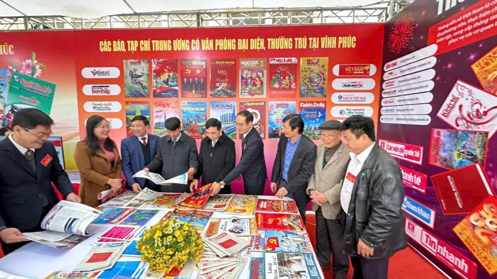 Tưng bừng Hội báo Xuân Vĩnh Phúc năm 2025