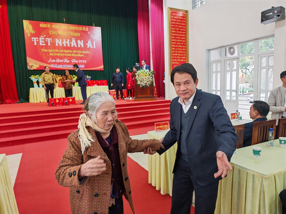 Phú Thọ: Mang Tết ấm đến người nghèo tại xã Tề Lỗ