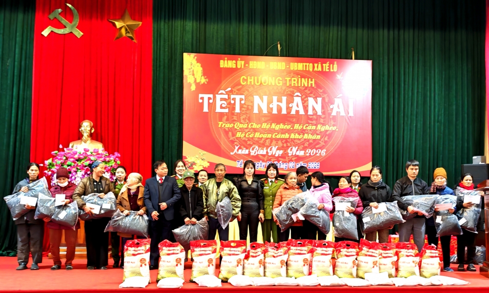 Phú Thọ: Mang Tết ấm đến người nghèo tại xã Tề Lỗ