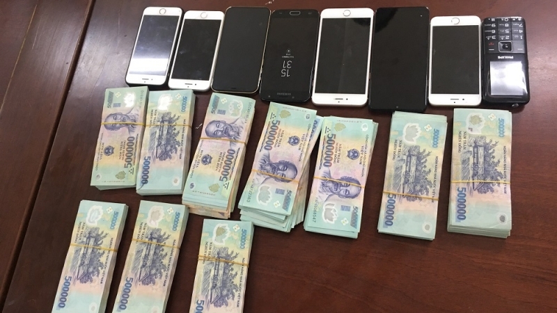 Phú Thọ: Triệt phá nhóm đánh bạc bằng hình thức lô đề, thu giữ hàng trăm triệu đồng