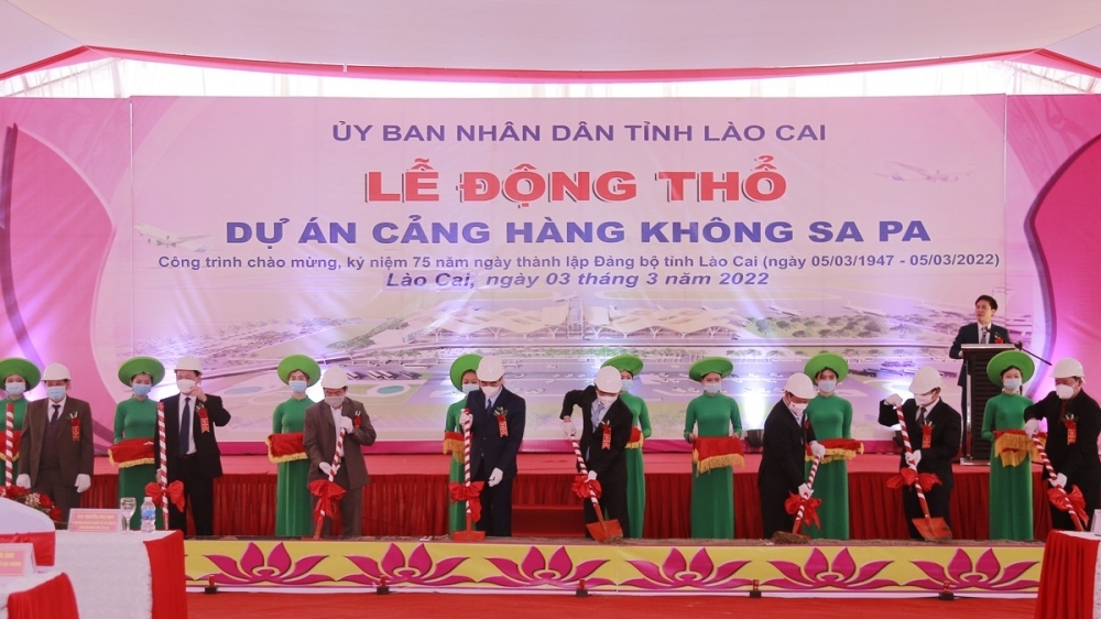 Lào Cai: Động thổ Dự án Cảng hàng không Sa Pa, tổng mức đầu tư gần 7.000 tỷ đồng