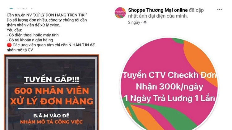 Vĩnh Phúc: Hoạt động lợi dụng thương mại điện tử để lừa đảo