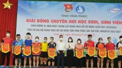 vinh phuc to chuc giai bong chuyen hoi hoc sinh sinh vien