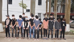 vinh phuc trieu tap 14 thanh thieu nien hen nhau mang hung khi chuan bi hon chien