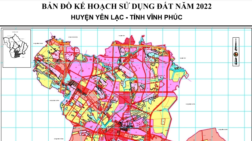 Yên Lạc (Vĩnh Phúc): Công khai kế hoạch sử dụng đất năm 2022