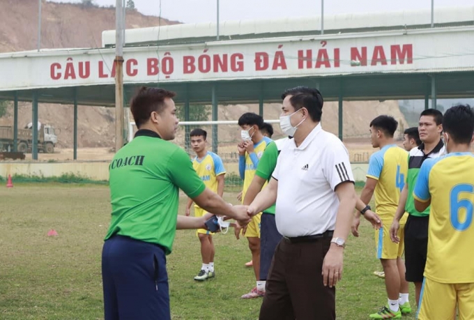 Câu lạc bộ bóng đá Hải Nam Vĩnh Yên Vĩnh Phúc nằm bảng A Giải bóng đá hạng Nhì quốc gia 2022