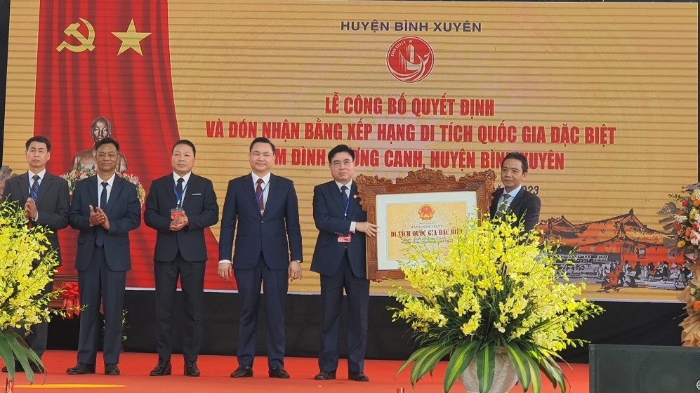 Công nhận Cụm Đình Hương Canh là Di tích quốc gia đặc biệt