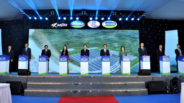 Vĩnh Phúc: Khởi công tổ hợp chăn nuôi, chế biến thịt bò Vinabeef Tam Đảo