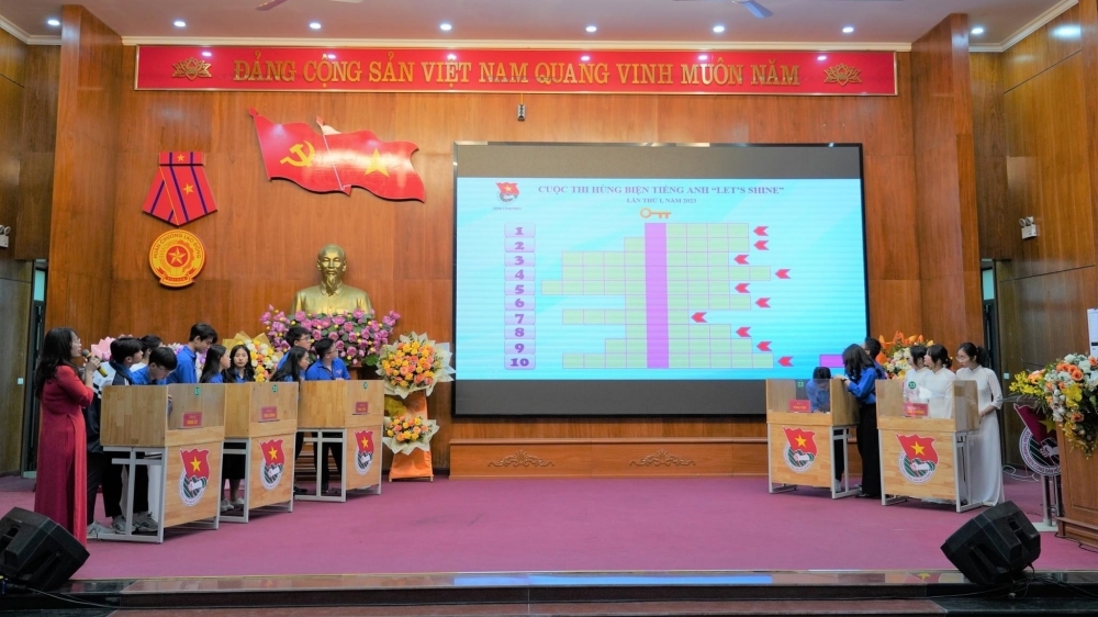 Vĩnh Phúc: Sôi động cuộc thi hùng biện tiếng Anh “Let’s Shine” dành cho học sinh THPT