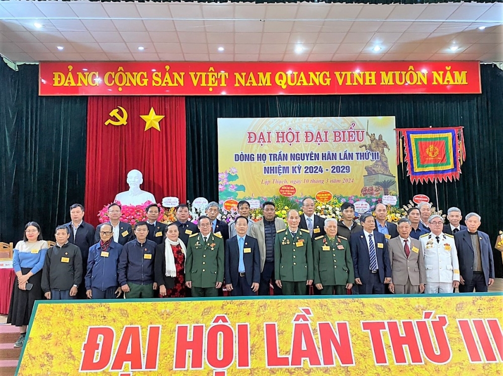 Huyện Lập Thạch: Đại hội đại biểu dòng họ Trần Nguyên Hãn lần thứ III