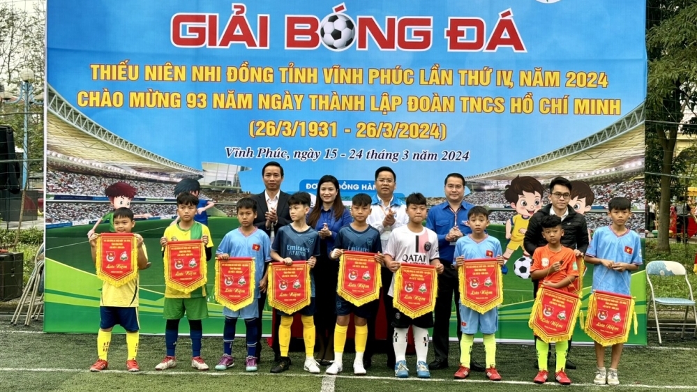 Vĩnh Phúc: Sôi động Giải bóng đá thiếu niên, nhi đồng lần thứ IV