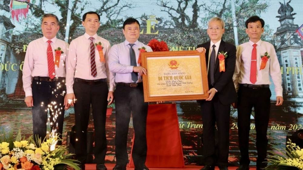 Vĩnh Tường (Vĩnh Phúc): Đền Đức Ông được công nhận là Di tích lịch sử quốc gia