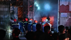 vinh phuc khong co thiet hai ve nguoi tai vu chay o thi tran tho tang