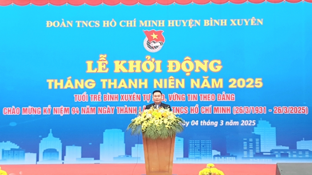 Tuổi trẻ Bình Xuyên tự hào, vững tin theo Đảng